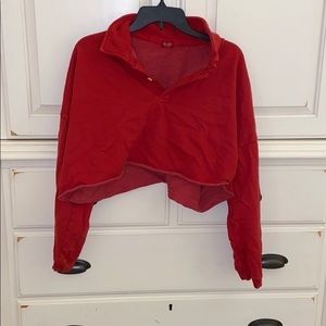 BRANDY MELVILLE CROPPED POLO